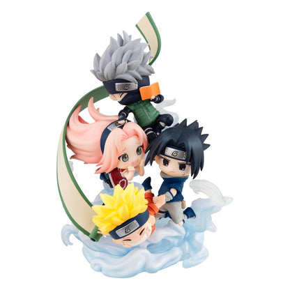Naruto Shippuden Figunity Pvc Mini kip okuplja se ovdje, Team 7 13 cm
