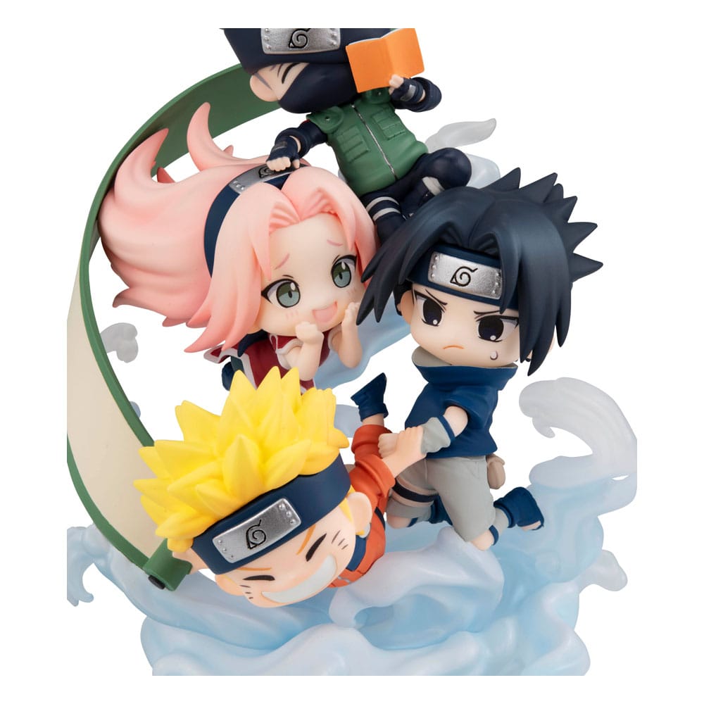Naruto Shippuden Figunity Pvc Mini kip okuplja se ovdje, Team 7 13 cm