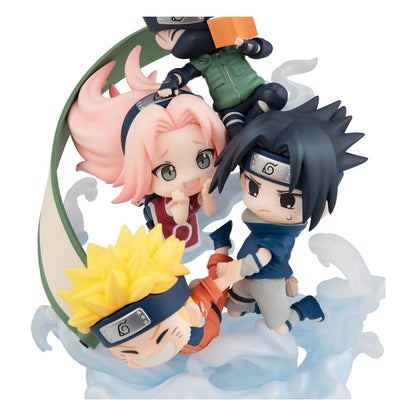 Naruto Shippuden Figunity Pvc Mini kip okuplja se ovdje, Team 7 13 cm