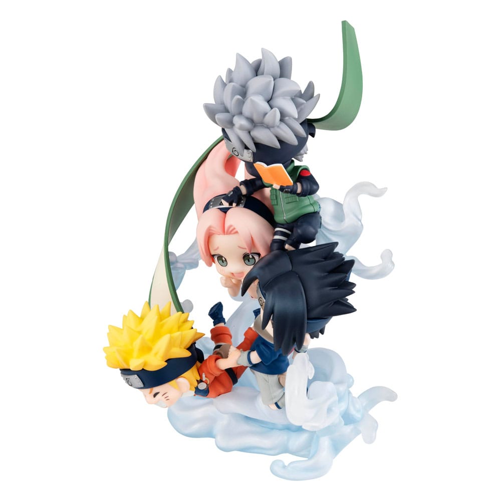 Naruto Shippuden Figunity Pvc Mini kip okuplja se ovdje, Team 7 13 cm