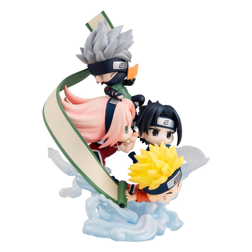 Naruto Shippuden Figunity Pvc Mini kip okuplja se ovdje, Team 7 13 cm