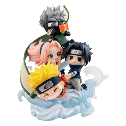 Naruto Shippuden Figunity Pvc Mini kip okuplja se ovdje, Team 7 13 cm
