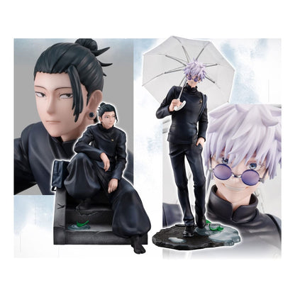 Jujutsu Kaisen PVC Statue Suguru geto y Satoru Gojo kosen ver. (con regalo)