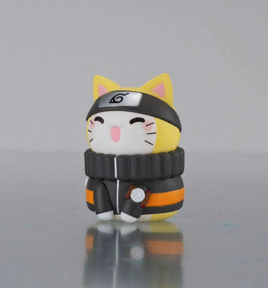 Naruto Shippuden Mega Cat Project Nyaruto Series Trading Figur With Pouch Naruto 2025 Limited Edition 7 cm