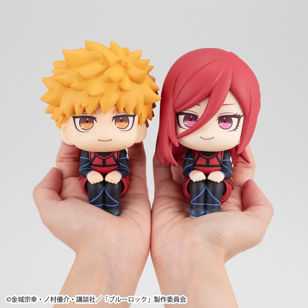 Blue Lock Slå op PVC -statue Rensuke Kunigami & Hyoma Chigiri Second Selection Ver. 11 cm (med gave)