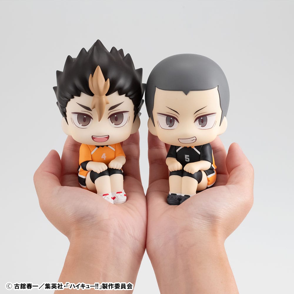 Haikyu !! Schauen Sie nach PVC -Statuen Yu Nishinoya & Ryunosuke Tanaka Uniform ver. 11 cm (mit Geschenk)