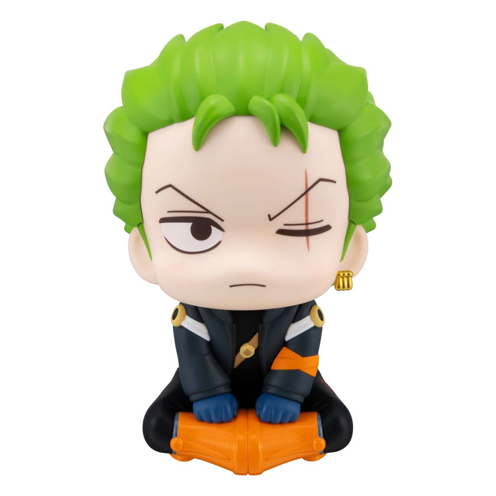 Estatua de PVC de One Piece Look Up Roronoa Zoro Future Island Egghead Ver. 11cm