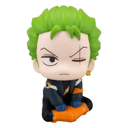 Estatua de PVC de One Piece Look Up Roronoa Zoro Future Island Egghead Ver. 11cm
