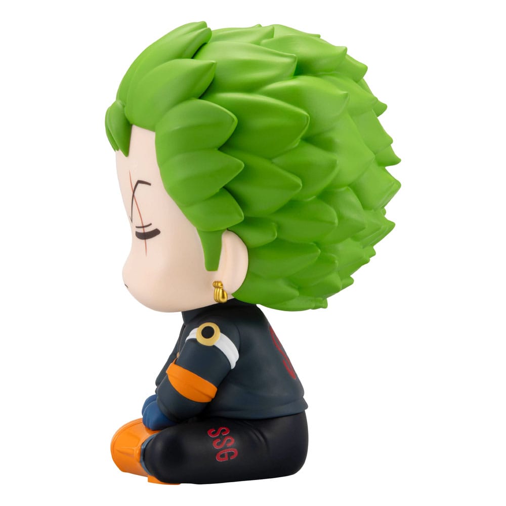 Estatua de PVC de One Piece Look Up Roronoa Zoro Future Island Egghead Ver. 11cm
