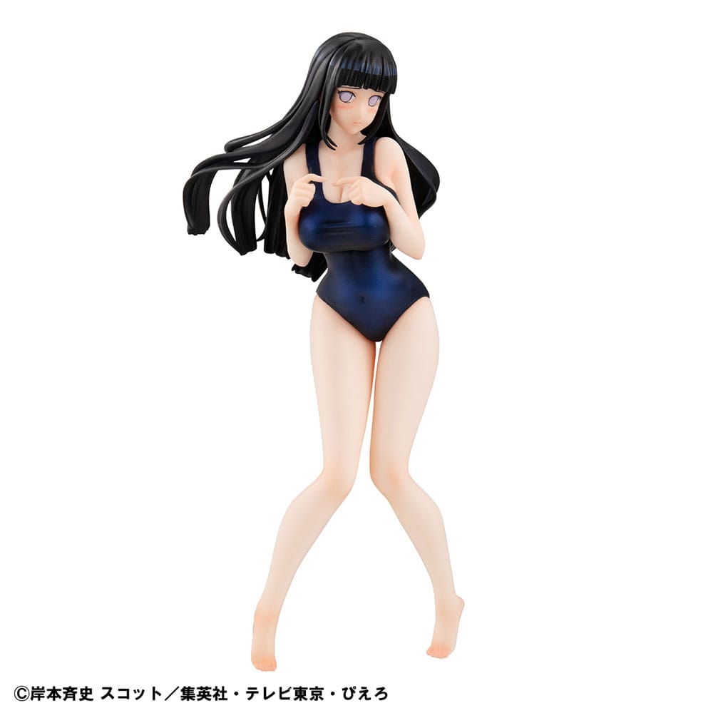 Estatua de PVC de Naruto Gals Hinata Hyuga Splash B Ver. 19cm