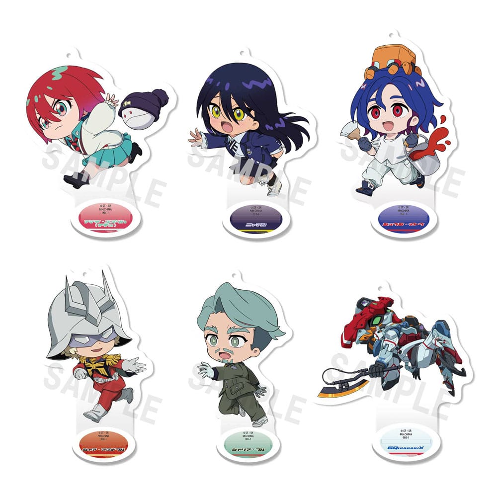 Mobile Suit Gundam GQuuuuuuX TokoToko Figurine Acrylique Présentoir 9 cm (6)