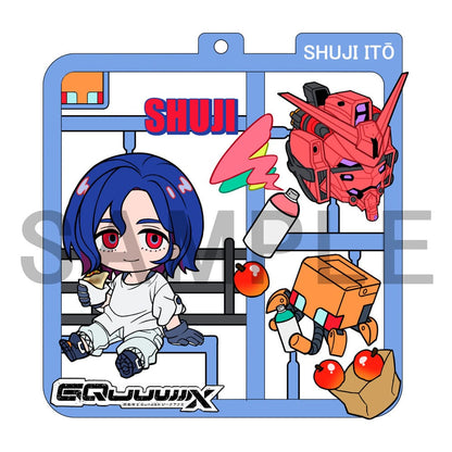 Mobildräkt Gundam GQuuuuuuX Plat Collection Nyckelring sortiment (4)