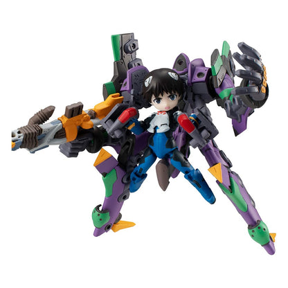 Evangelion Desktop Army Figur Shinji Ikari & Evangelion No. 1 New Theatrical Edition 15 cm