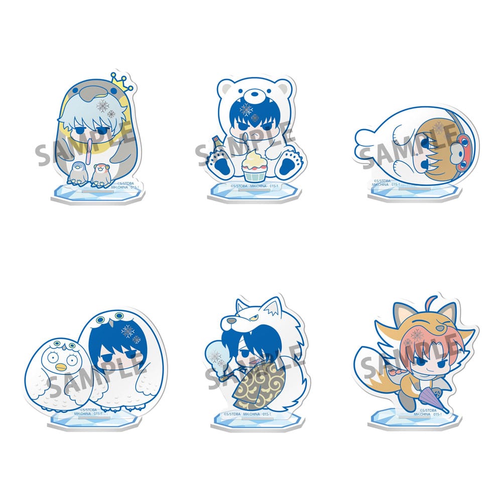 Gintama akrilna figura Princ Hata & Animals of Ice 6 cm Display (6)