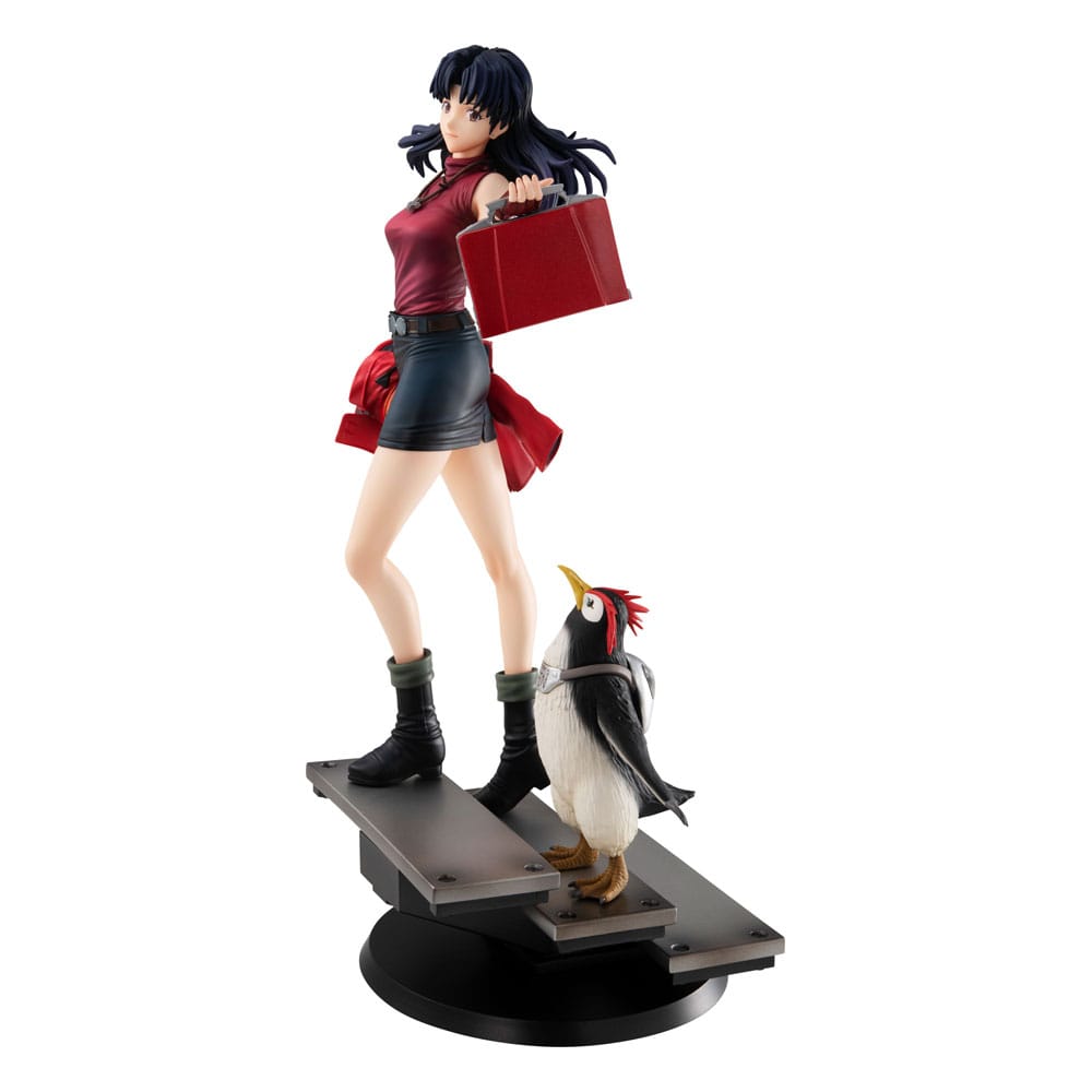 Gjenoppbygging av Evangelion Gals PVC Statue Misato Katsuragi & Penn Pen 25 cm