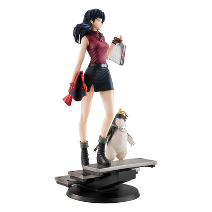 Gjenoppbygging av Evangelion Gals PVC Statue Misato Katsuragi & Penn Pen 25 cm