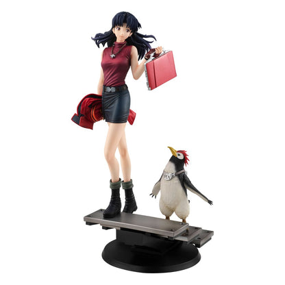 Gjenoppbygging av Evangelion Gals PVC Statue Misato Katsuragi & Penn Pen 25 cm