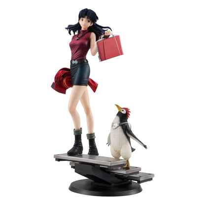 Gjenoppbygging av Evangelion Gals PVC Statue Misato Katsuragi & Penn Pen 25 cm