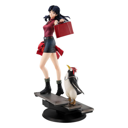 Gjenoppbygging av Evangelion Gals PVC Statue Misato Katsuragi & Penn Pen 25 cm