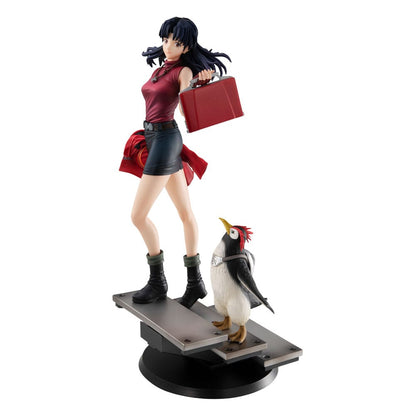 Gjenoppbygging av Evangelion Gals PVC Statue Misato Katsuragi & Penn Pen 25 cm
