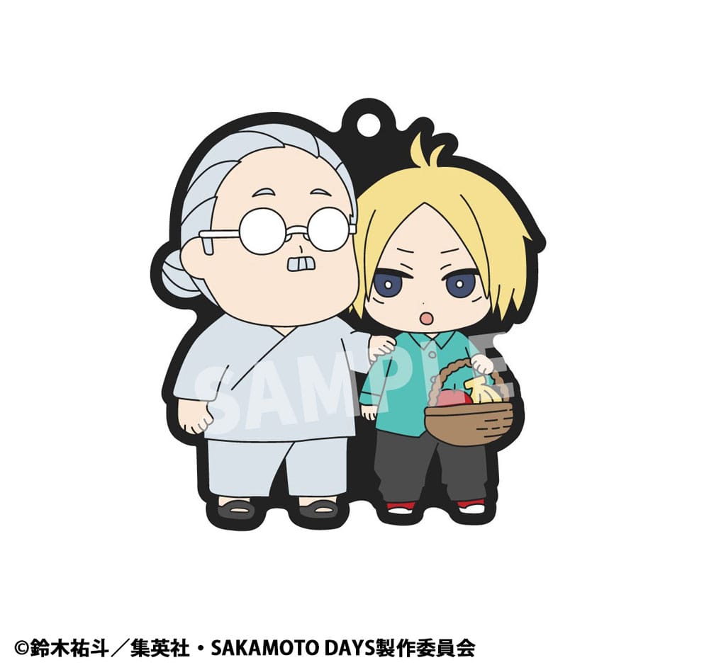 Sakamoto Days Rubbermascotte Buddycolle Rubber Charms Vol. 2 7 cm Assortiment (6)