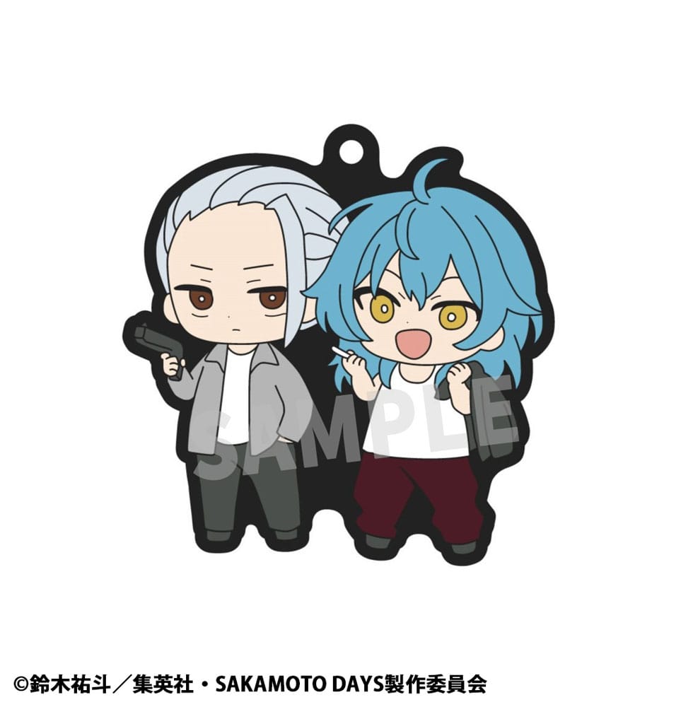 Sakamoto Days Rubbermascotte Buddycolle Rubber Charms Vol. 2 7 cm Assortiment (6)