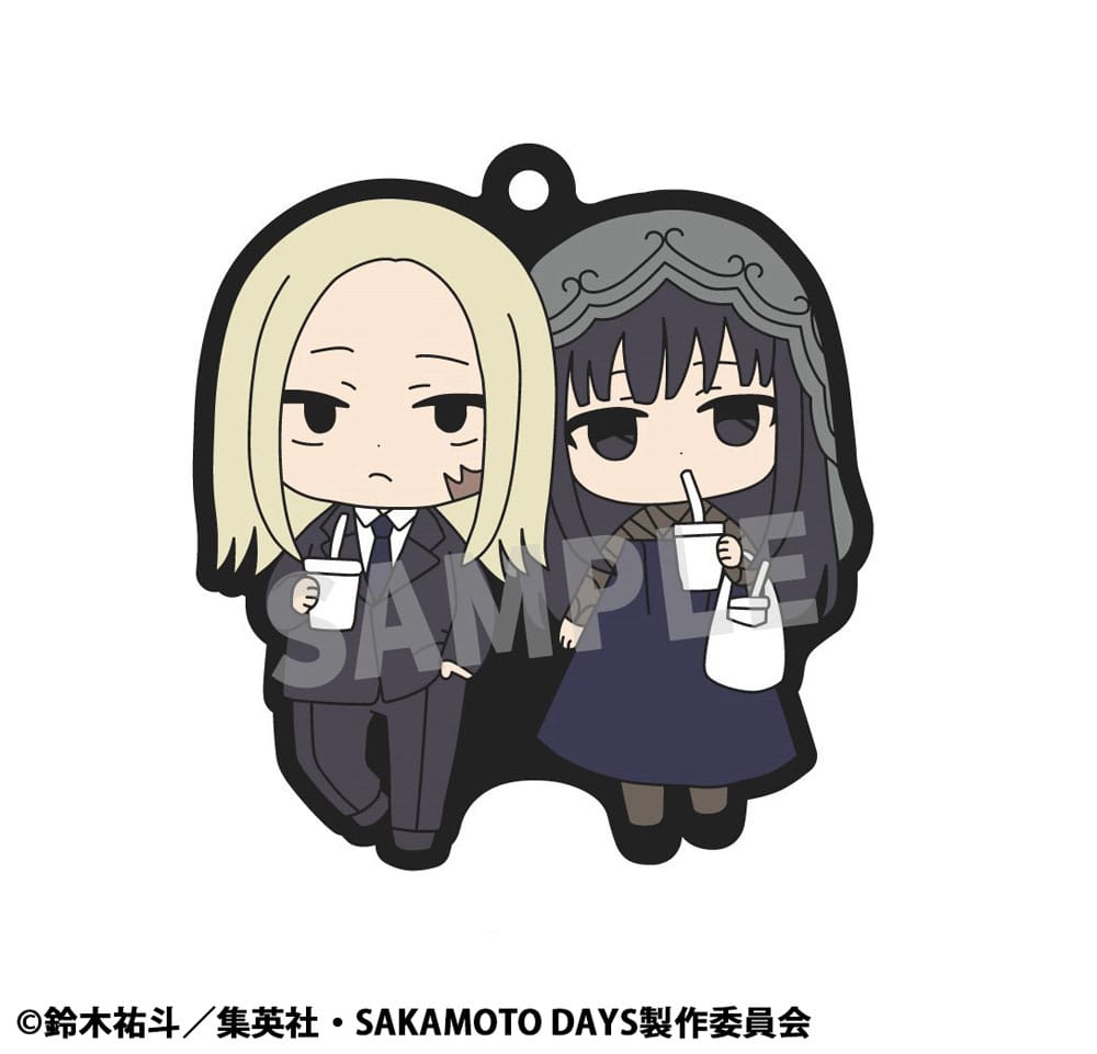 Sakamoto Days Rubbermascotte Buddycolle Rubber Charms Vol. 2 7 cm Assortiment (6)