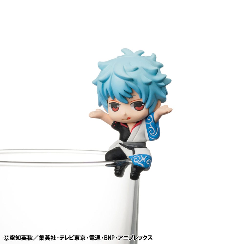 Gintama Ochatomo Series Trading Figur Hva med en kopp te 5 cm Sortiment (8)