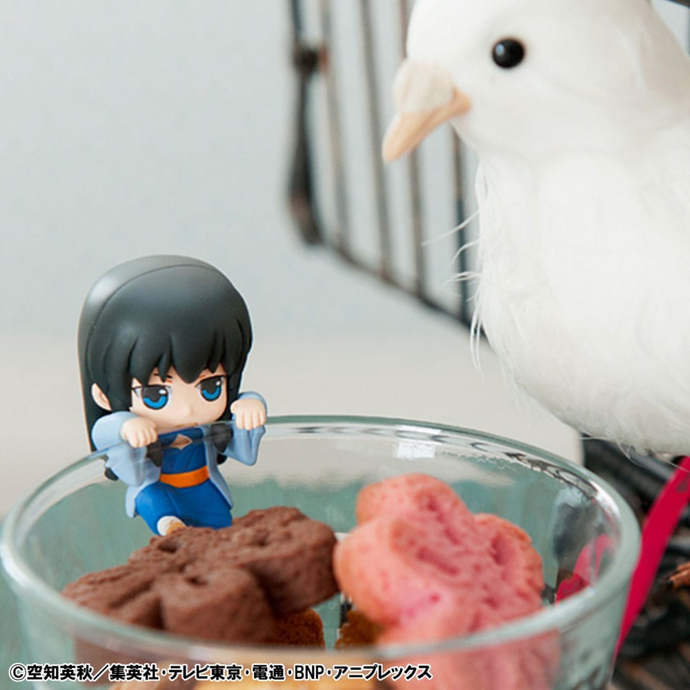 Gintama Ochatomo Series Trading Figur Hva med en kopp te 5 cm Sortiment (8)
