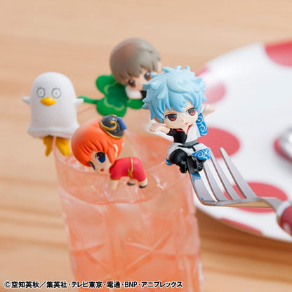 Gintama Ochatomo Series Trading Figur Hva med en kopp te 5 cm Sortiment (8)