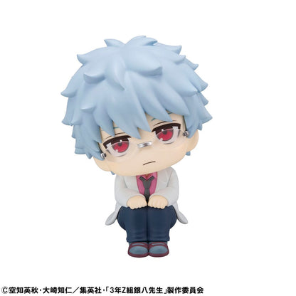 3-Z Ginpachi Sensei Look Up PVC Statue Ginpachi Sakata 11 cm