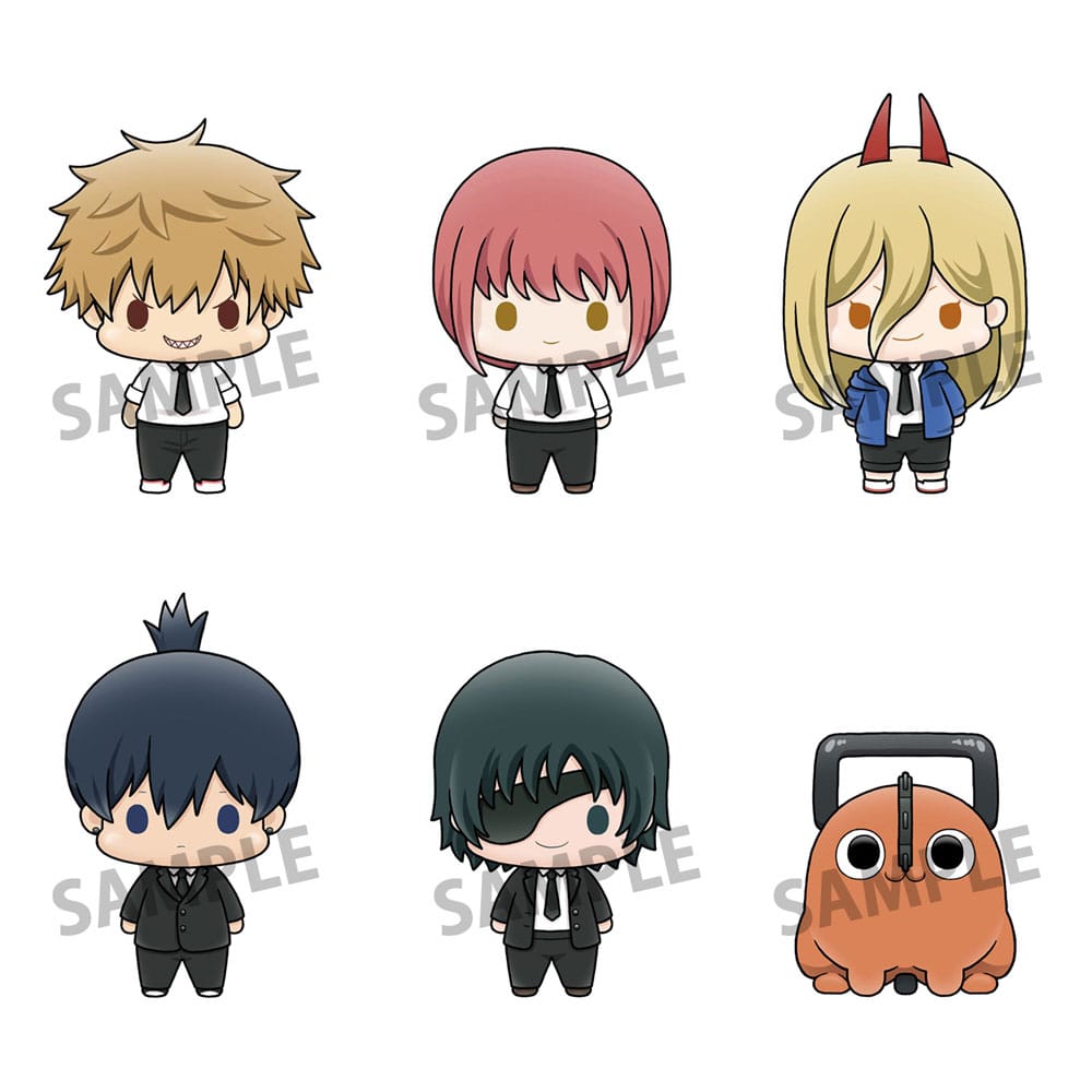 Chainsaw Man Chokorin Mascot Series handelsfiguur, 6-pack, 5 cm