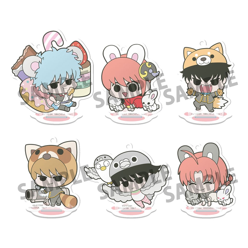 Gintama Akrilik Figür Prens Hata ve Hayvan Cenneti 6 cm Ekran (6)