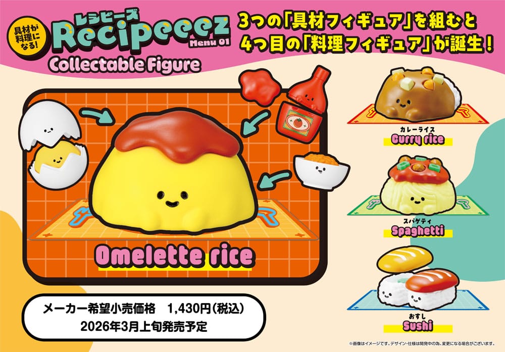 Recipeeez Mini Figur Meny 01 3 cm Sortiment (4)