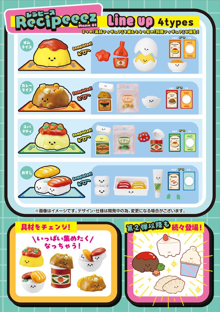 Recipeeez Mini Figur Meny 01 3 cm Sortiment (4)