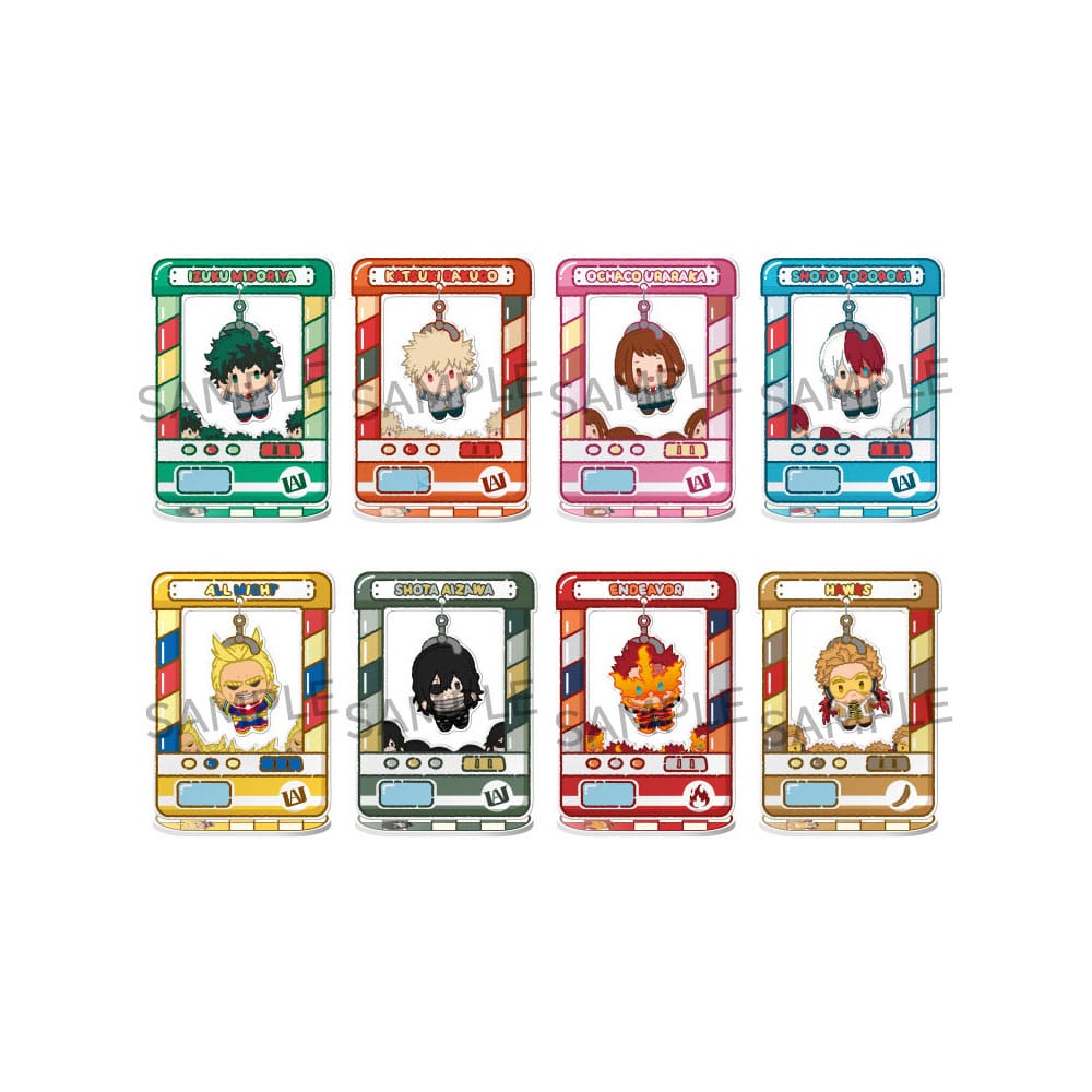 My Hero Academia Figura acrílica Chara Catcher 9 cm Caja ciega Display (8)