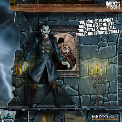 Mezco's Monsters 5 Points Action Figures Tower of Fear Deluxe Set 9 cm