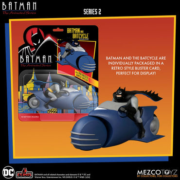 Batman the Animated Series 2 5 Points Action Figure Batman & Batcycle 10 cm