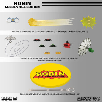 DC Comics Action Abbildung 1/12 Robin (Ausgabe der Goldenen Zeitalter) 16 cm