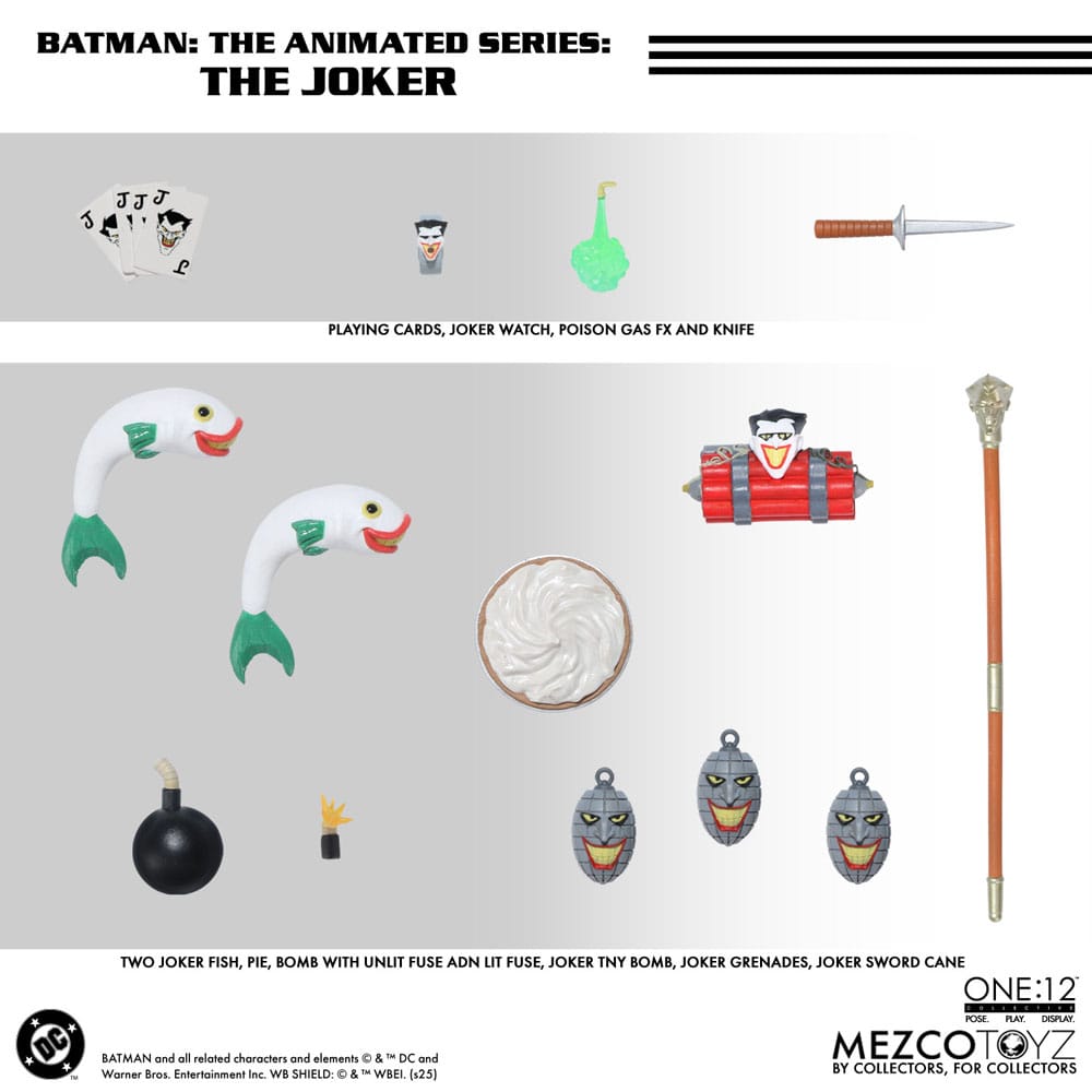 Batman: The Animated Series Action Figur 1/12 Jokeren 17 cm