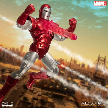 Marvel Action Şekil 1/12 Iron Man (Silver Centurion Edition) 16 cm
