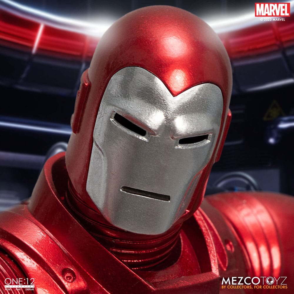 Marvel Action Şekil 1/12 Iron Man (Silver Centurion Edition) 16 cm