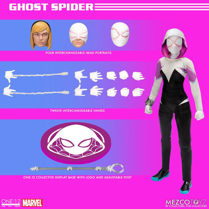 Marvel-actie Figuur 1/12 Ghost-Spider van Earth-65 16 cm