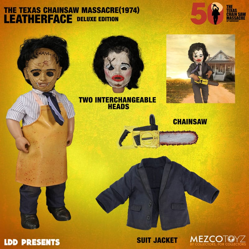 Texas Chainsaw Massacre (1974) Living Dead Dolls Doll Leatherface Deluxe Edition 27 cm