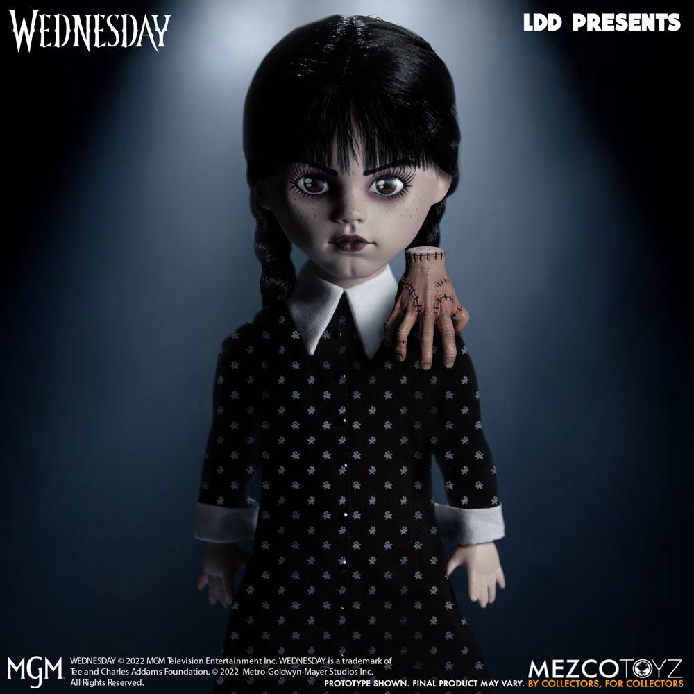 Mercredi Living Dead Dolls Doll Dold Mercredi Addams 25 cm