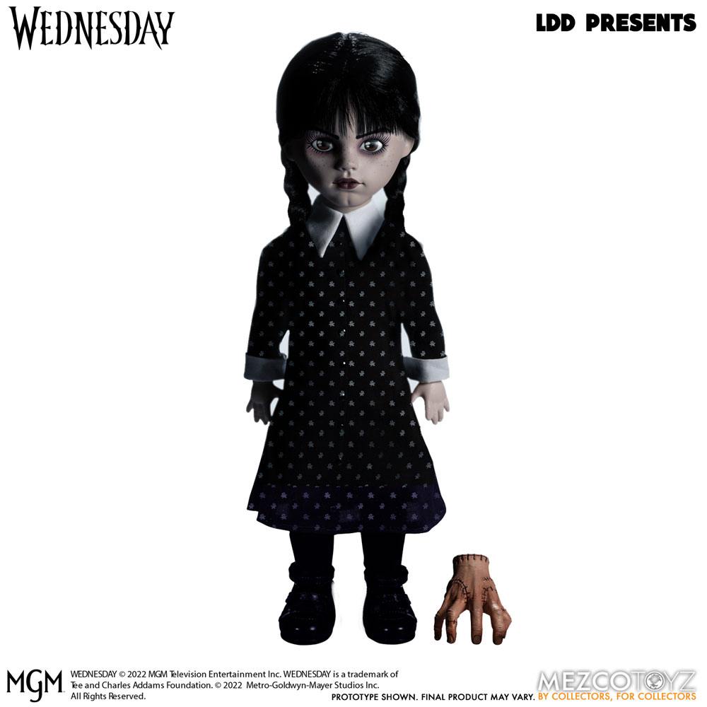 Mercredi Living Dead Dolls Doll Dold Mercredi Addams 25 cm