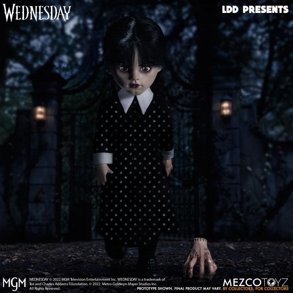 Mercredi Living Dead Dolls Doll Dold Mercredi Addams 25 cm