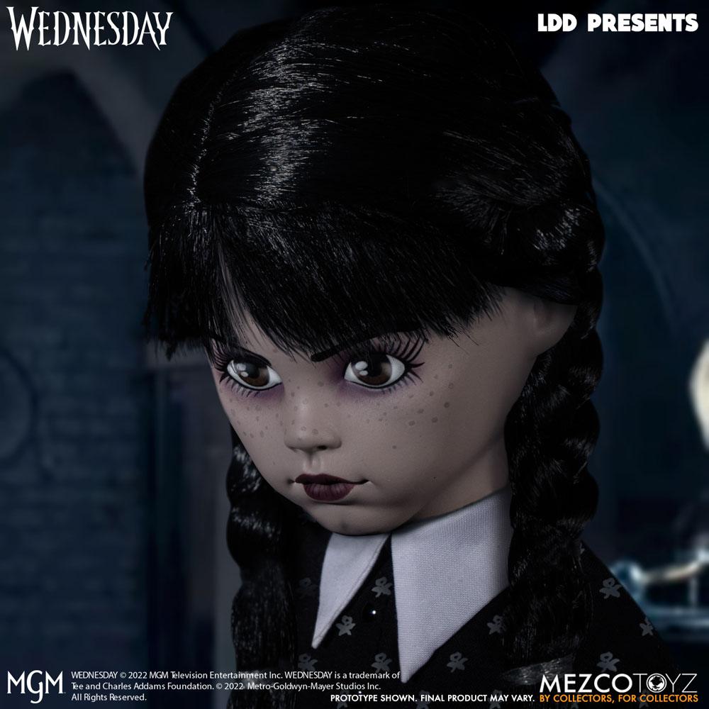 Mercredi Living Dead Dolls Doll Dold Mercredi Addams 25 cm