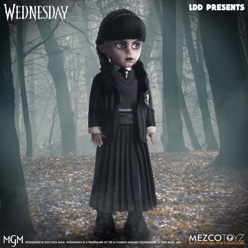 Onsdag LDD Presents Doll Wednesday Nevermore Academy Uniform 25 cm