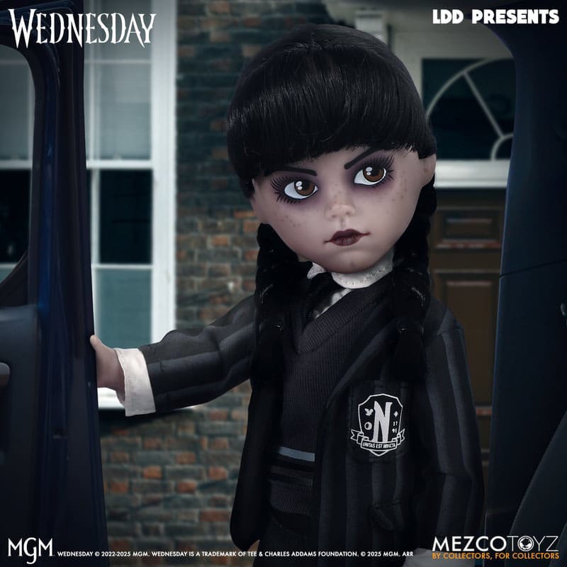 Onsdag LDD Presents Doll Wednesday Nevermore Academy Uniform 25 cm